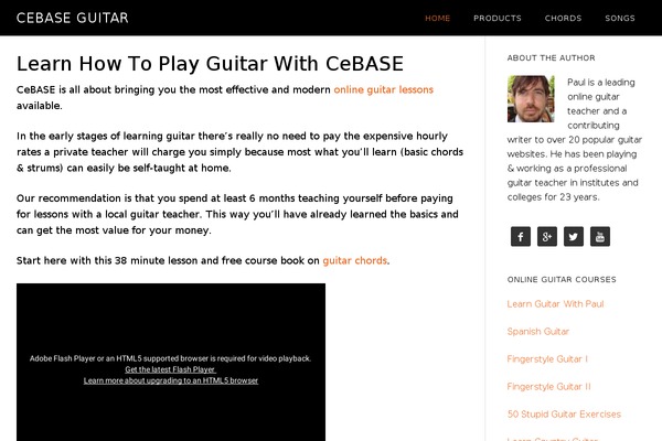cebase.org site used Twentyeleven_sb_left