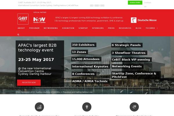 cebit theme websites examples