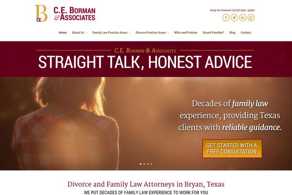 WordPress website example screenshot