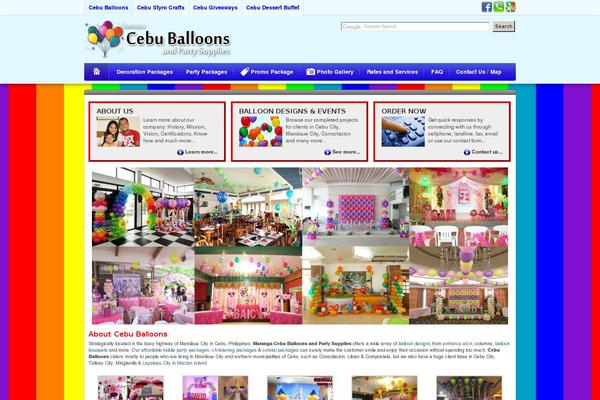 Cb theme site design template sample
