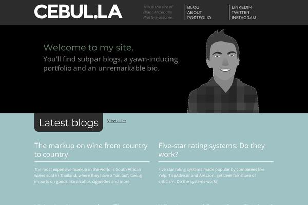 cebul.la site used Responsive-cebulla