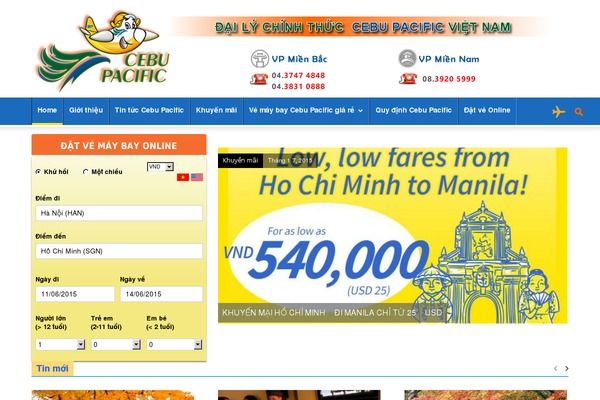 cebupacificair.vn site used Cebupacific