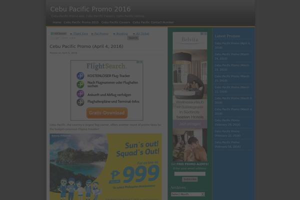 cebupacificfares.com site used Psimple-10