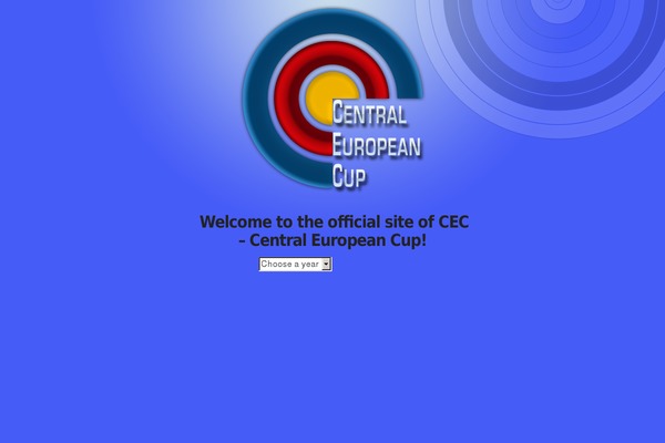 cec-archery.eu site used Cec-splash