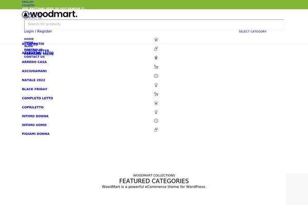 Woodmart-child theme site design template sample