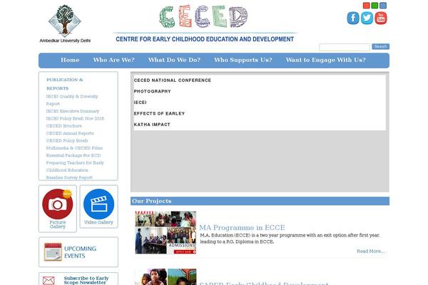 ceced.net site used Gurukul-education
