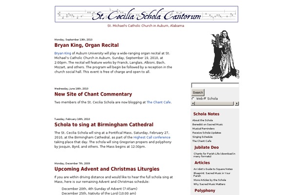 WordPress website example screenshot