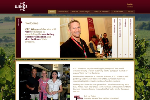 cecwines.com site used Cecwines
