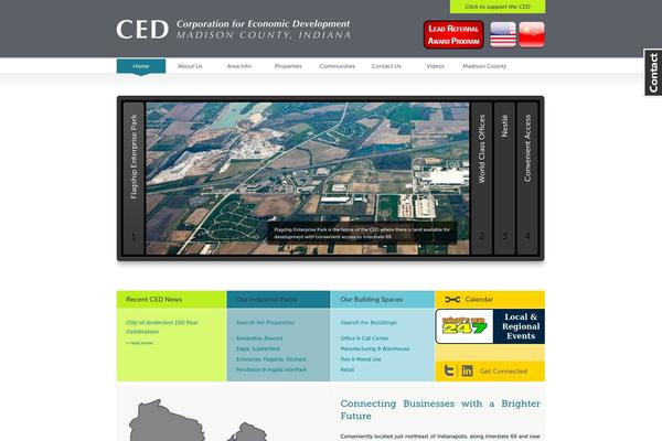 Ced theme site design template sample