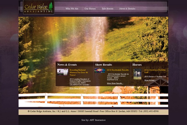 cedar-ridge.com site used Cedarridge