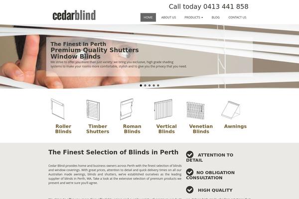 cedarblind.com.au site used Cedarblinds