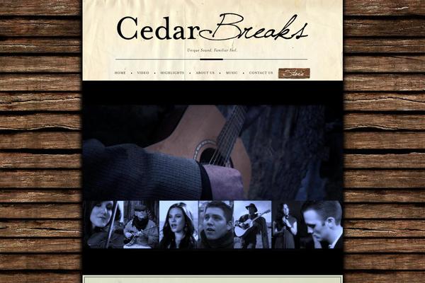 cedarbreaksband.com site used Cedarbreaks