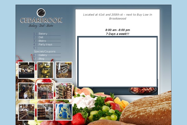 cedarbrookbakerydeli.com site used Cedarbrook