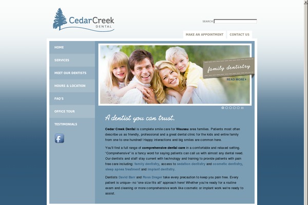 cedarcreekdentalwi.com site used Ccd_theme