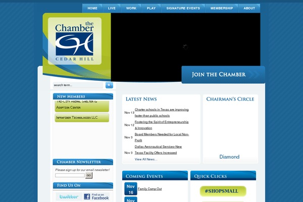 cedarhillchamber.org site used Cedar-hill-chamber