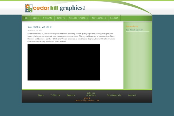 cedarhillgraphics.com site used Green-island