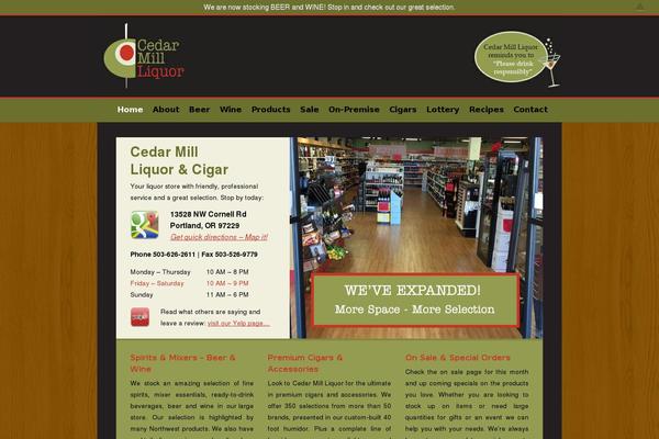 cedarmillliquor.com site used Cedarmill