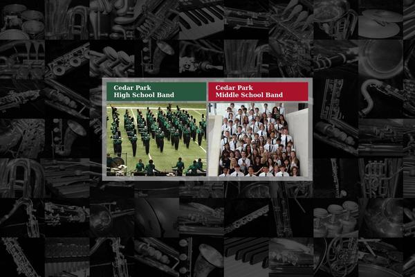 cedarparkbands.org site used Theme1659