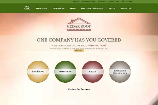 cedarroof.com site used Cedarroof