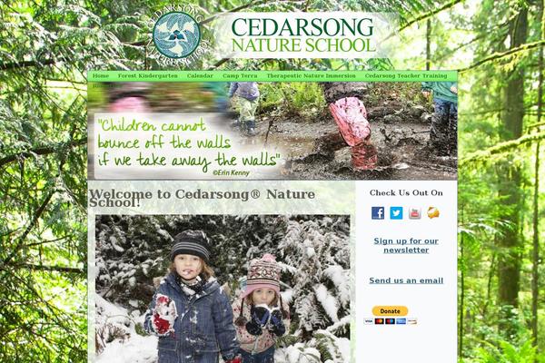 cedarsongnatureschool.org site used Cedarsong12