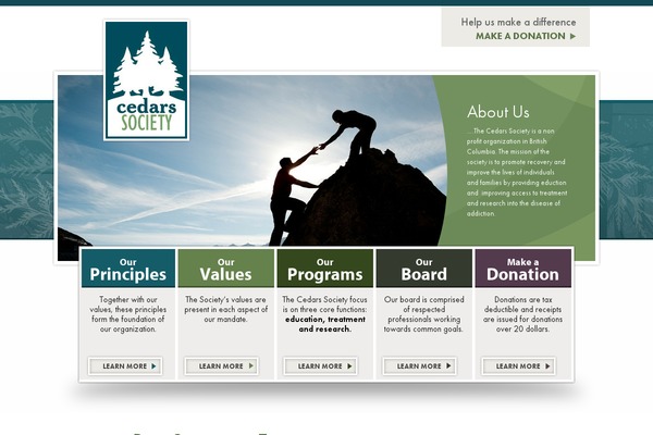 cedarssociety.com site used Cedarsthemer