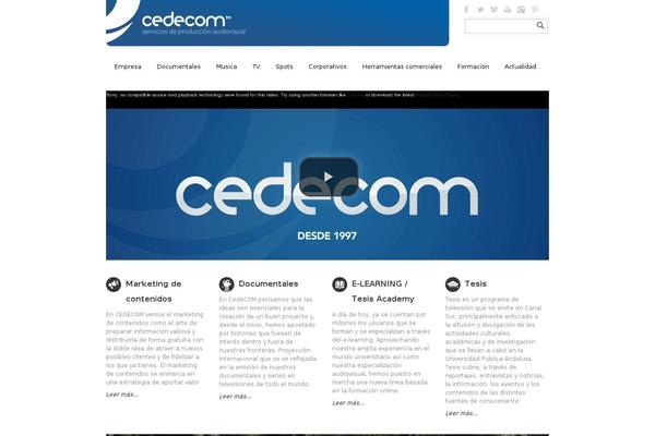 cedecom.es site used Cedecom