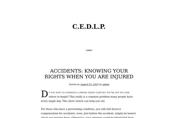 cedlp.org site used Book Lite
