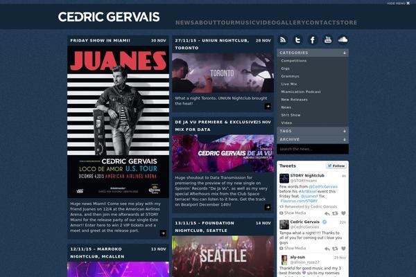 cedricgervais.com site used Jetset