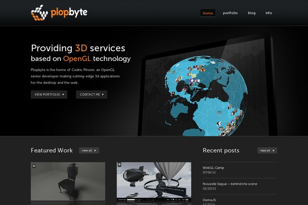 plopbyte theme websites examples