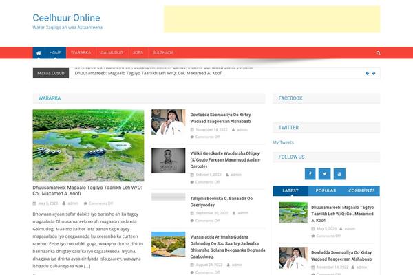 ceelhuur.com site used News-portal-pro