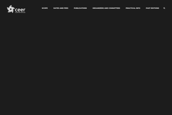 Infinite theme site design template sample