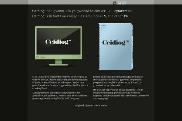 ceidiog.com site used Ceidiog-splash