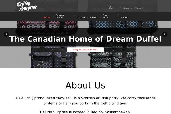 Parallax Pro theme site design template sample