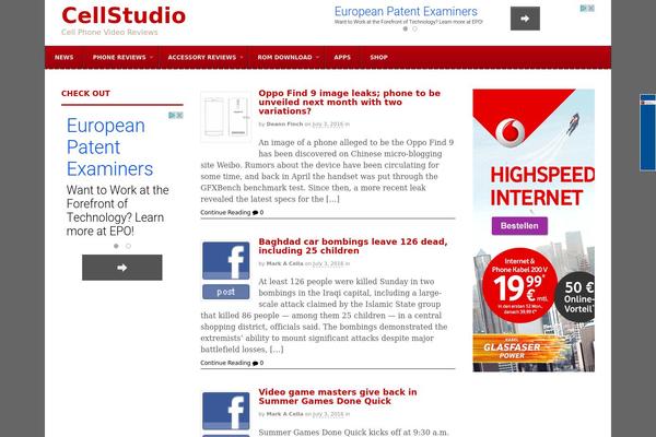 cel-studio.com site used Canvas590