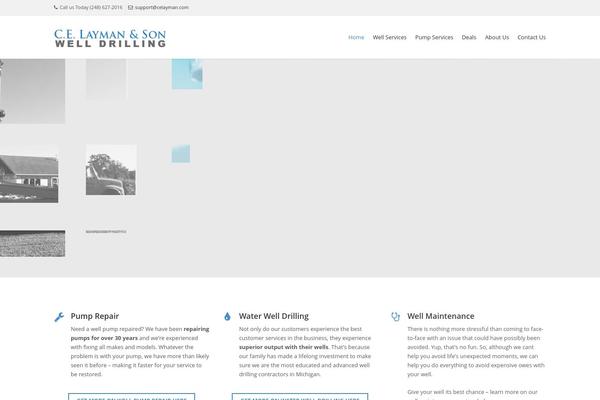 Route theme site design template sample