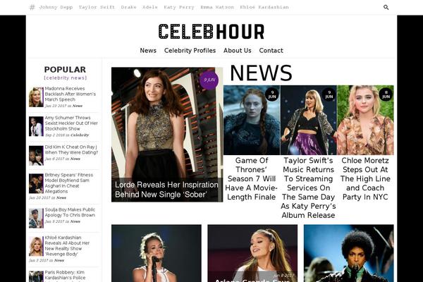 celebhour.com site used Fashionforward-codebase