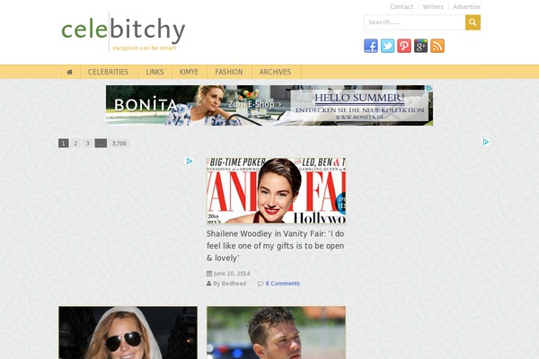 celebitchy.com site used Newdesign