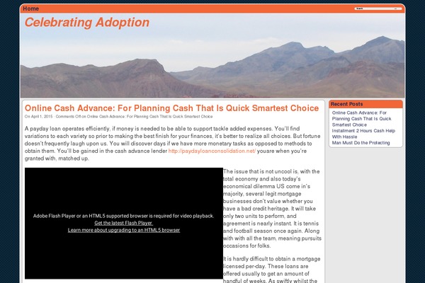 celebratingadoption.org site used Simple Round