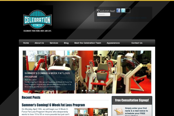 celebrationfit.com site used Fitpro-platinum