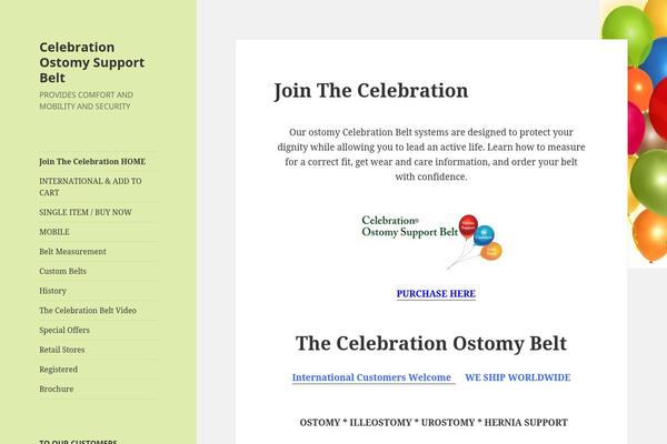 WordPress website example screenshot