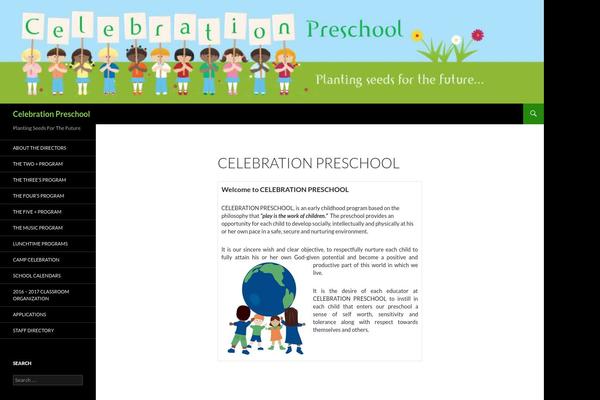 Twenty Fourteen theme site design template sample