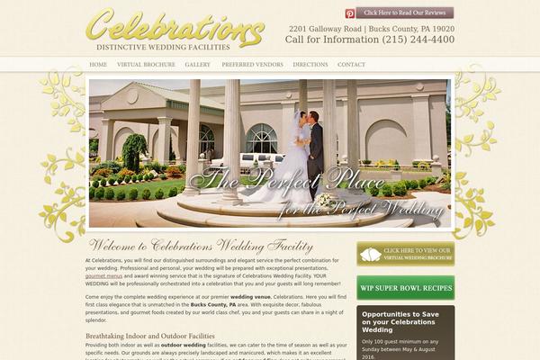 celebrationsweddings.com site used Celebrations