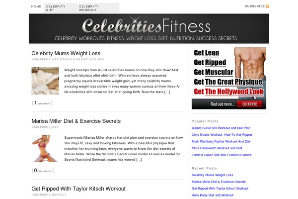 WordPress website example screenshot