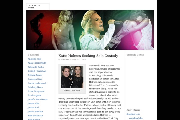 WordPress website example screenshot