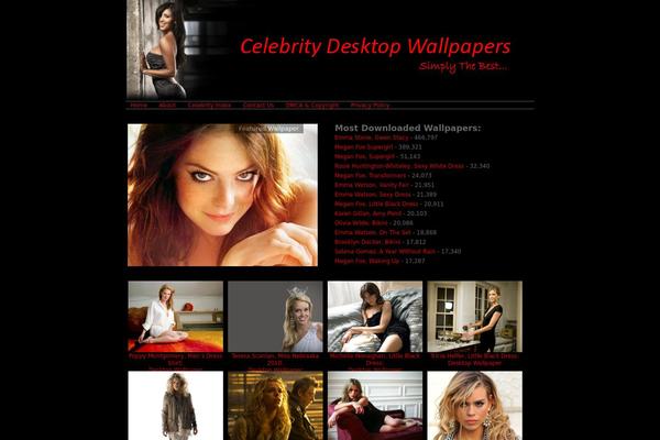 celebritydesktopwallpapers.com site used Eqthemes