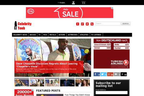 WordPress website example screenshot