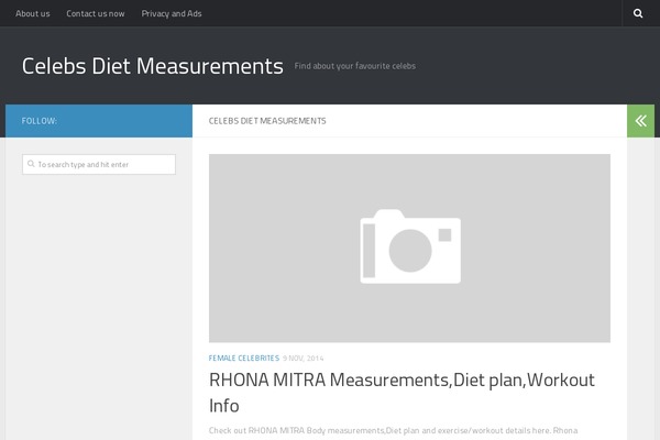 Hueman theme site design template sample