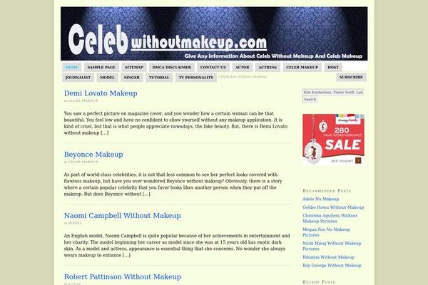 celebwithoutmakeup.com site used Thesis 1.8.5