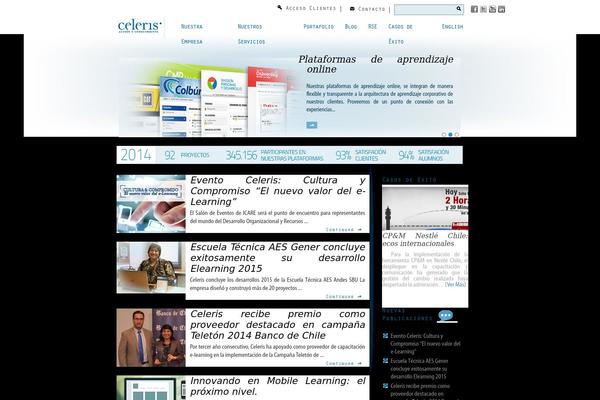 celeris.cl site used Celeris