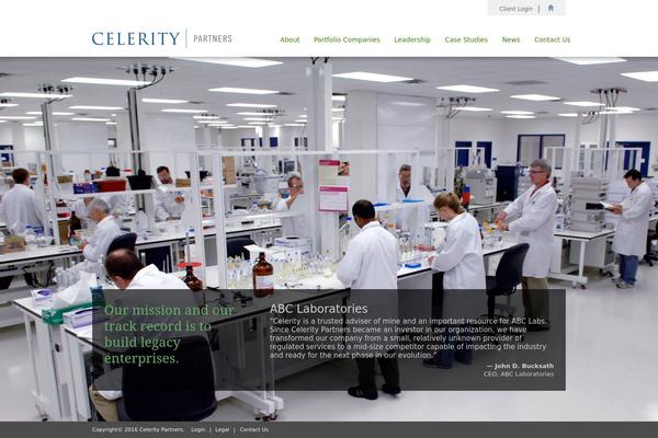 celeritypartners.com site used Celerity